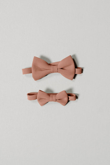 Top: Kids Bowtie; Bottom: Baby Bowtie. Sold Separately.