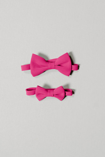Kids Chiffon Bowtie | Made To Order | Malibu Pink