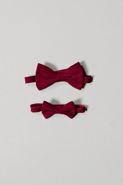 Top: Kids Bowtie; Bottom: Baby Bowtie. Sold Separately.