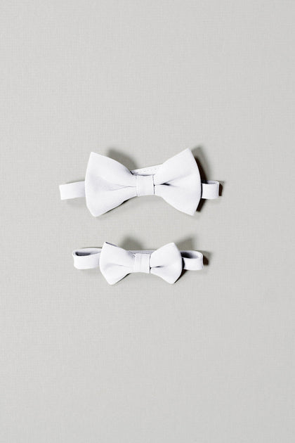 Top: Kids Bowtie; Bottom: Baby Bowtie. Sold Separately.