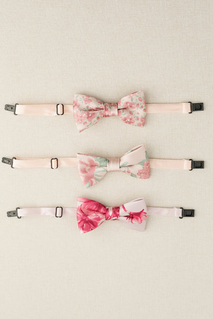 From Top to Bottom: Blushing Bride Posey, Blushing Bride Bouquet, Hot Pink Garden