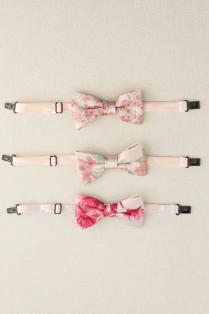 From Top to Bottom: Blushing Bride Posey, Blushing Bride Bouquet, Hot Pink Garden
