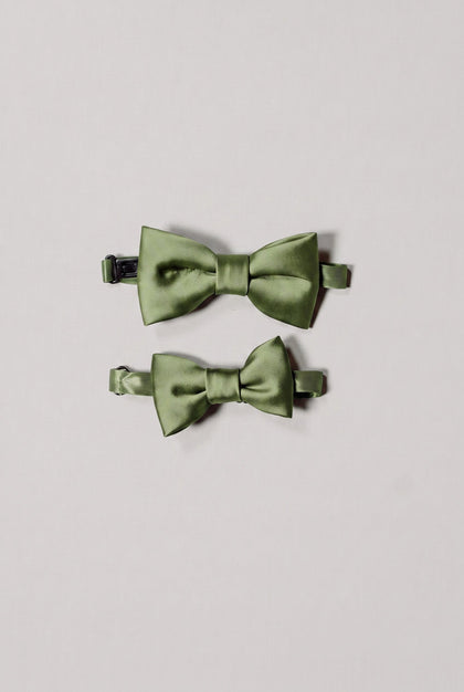 Kids Satin Bowtie | Made To Order | Fern