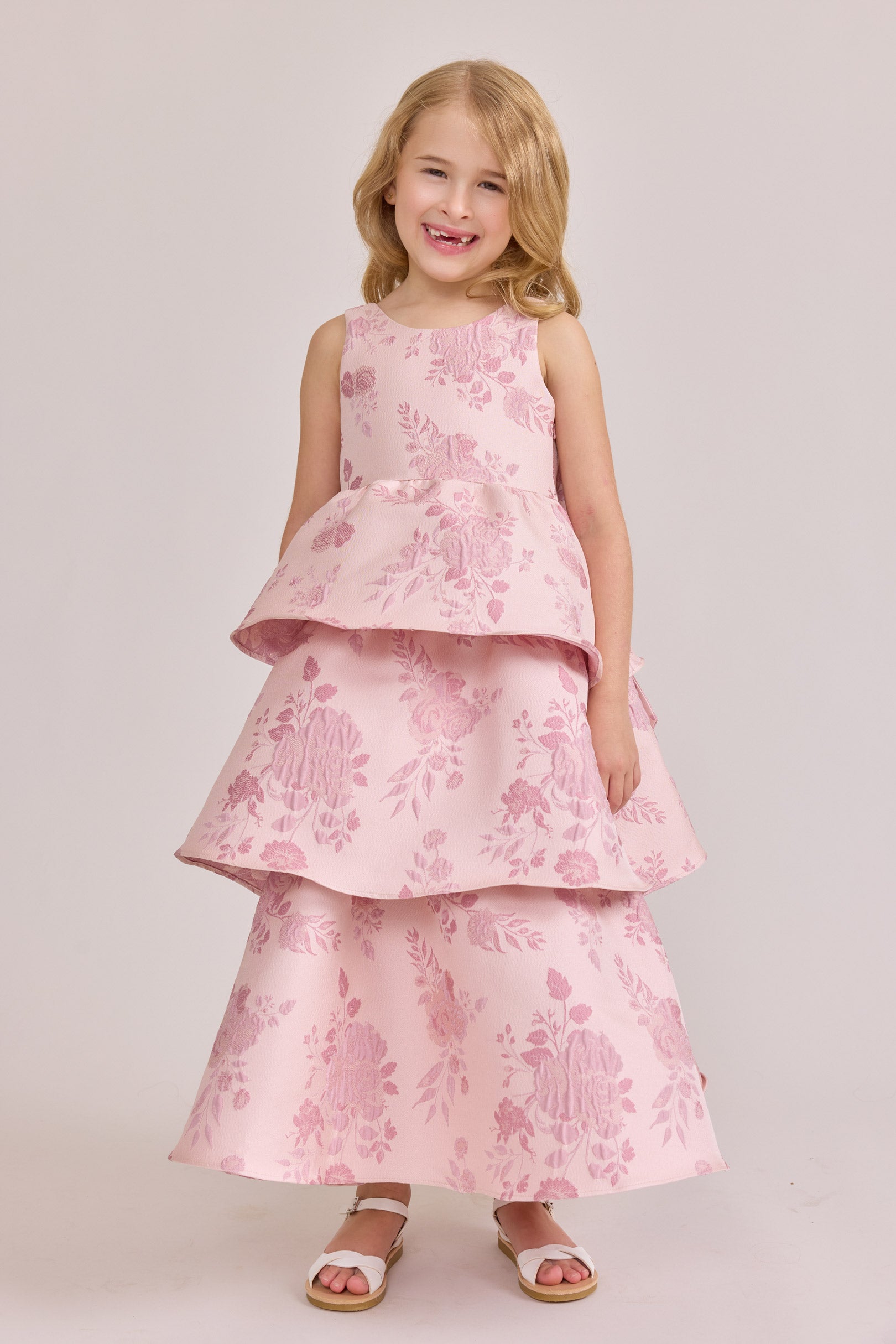 Kids Georgia Jacquard Dress