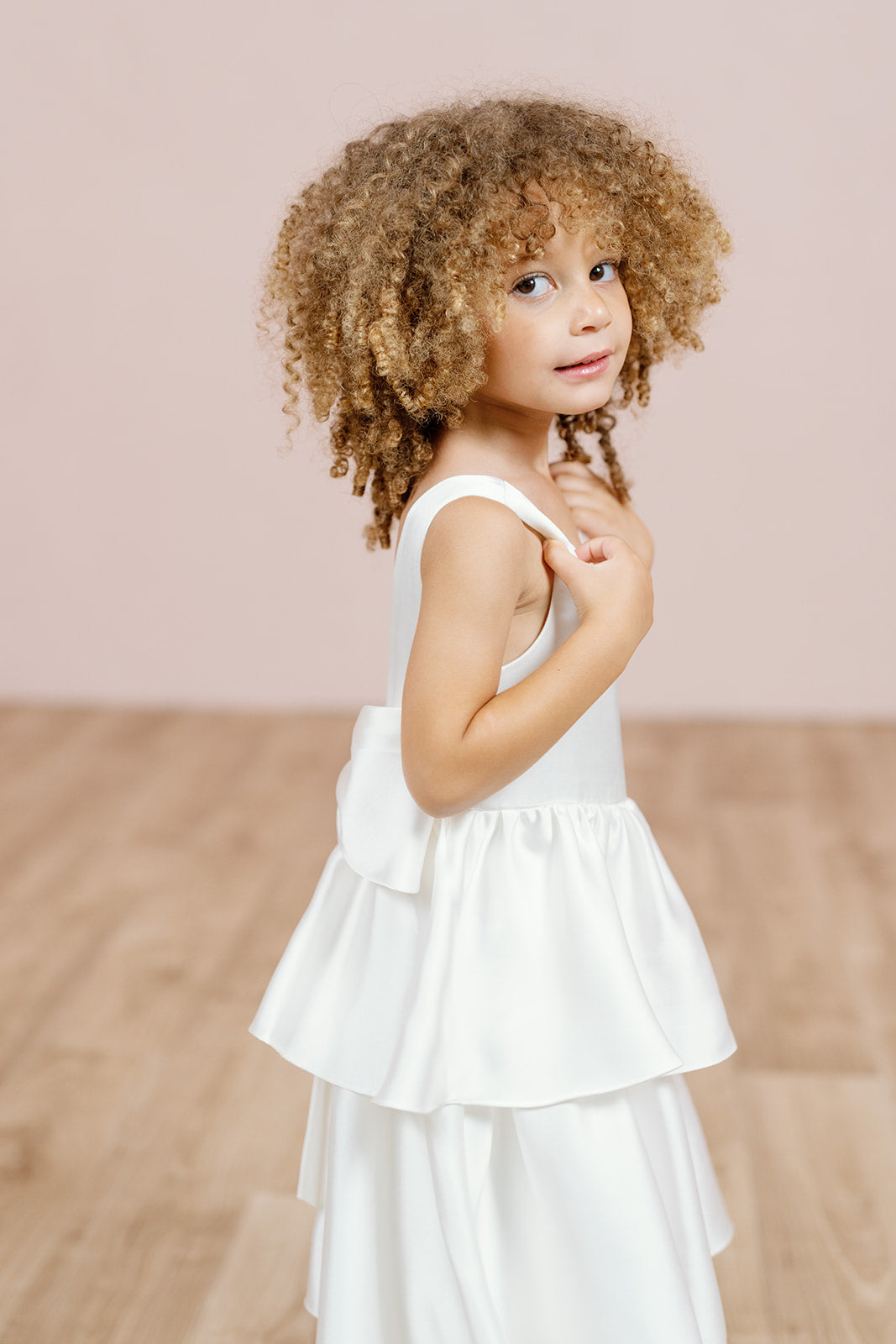 Kids Georgia Satin Dress Kids Georgia Satin Dress