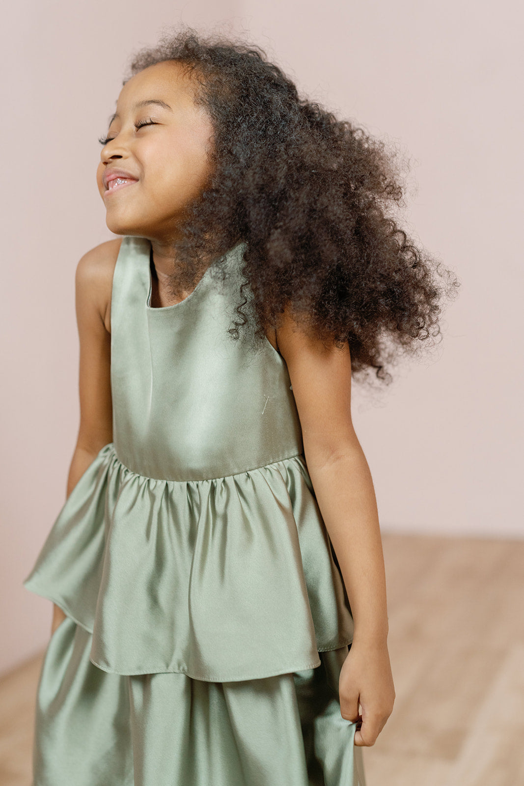 Kids Georgia Satin Dress