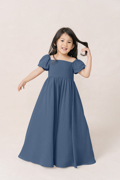 Model: Mia; Size: 4T; Color: Dusty Blue