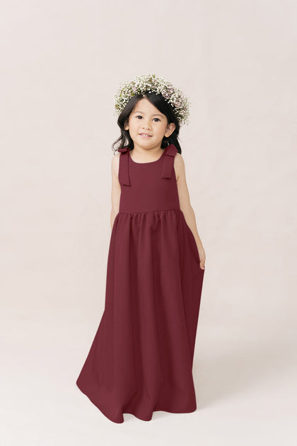 Model: Mia; Size: 4T; Color: Cabernet