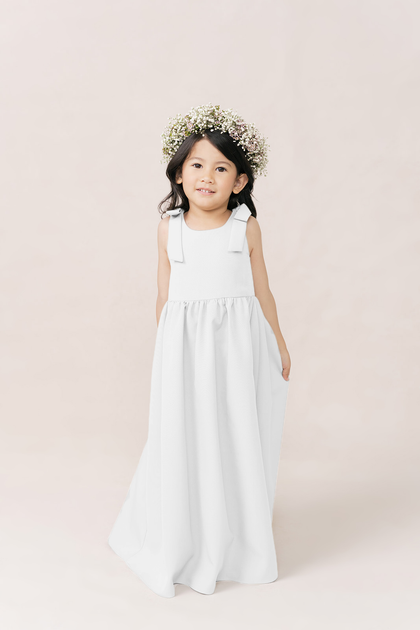 Model: Mia; Size: 4T; Color: White Pearl
