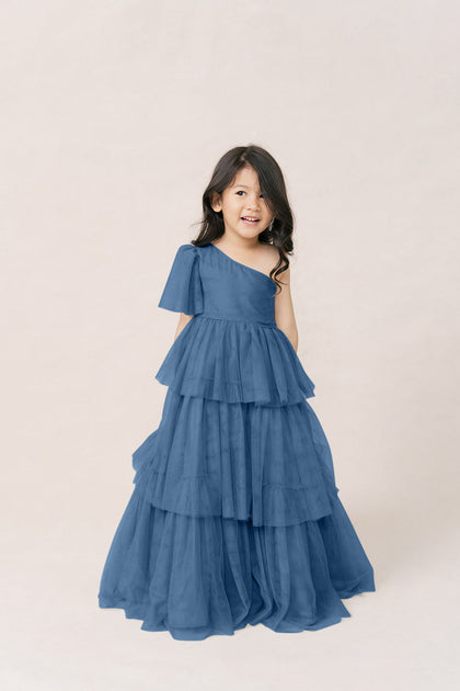 Model: Mia; Size: 4T; Color: Dusty Blue
