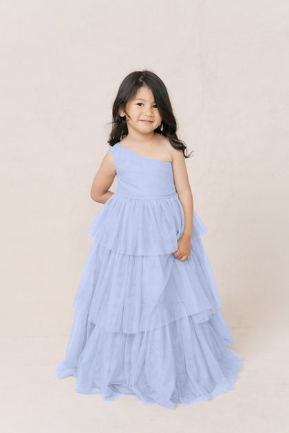 Model: Mia; Size: 4T; Color: Periwinkle