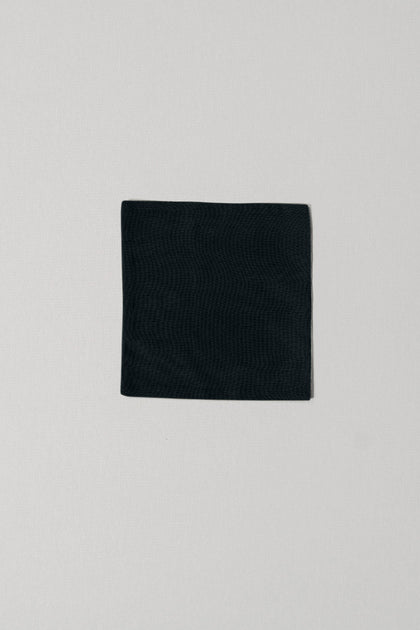 Kids Chiffon Pocket Square | Made To Order | Black