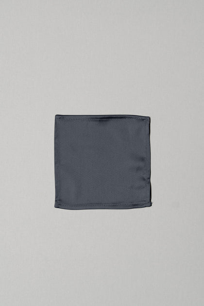Kids Satin Pocket Square | Made To Order | Black