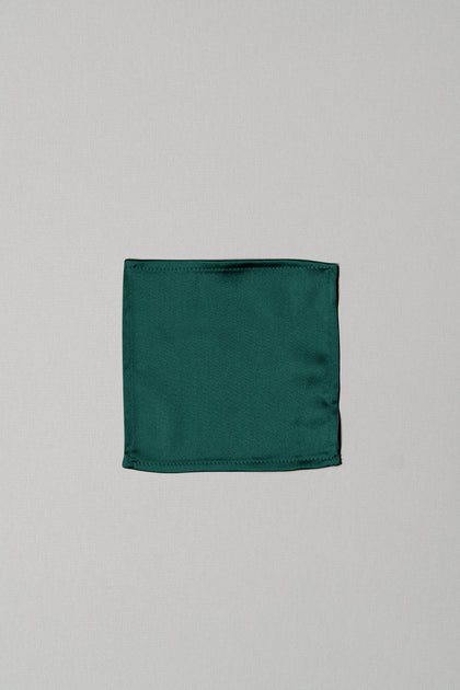 Kids Satin Pocket Square | Made To Order | Emerald