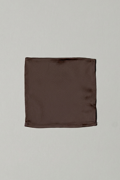 Kids Satin Pocket Square | Made To Order | Espresso