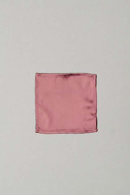 Kids Satin Pocket Square | Made To Order | Raspberry