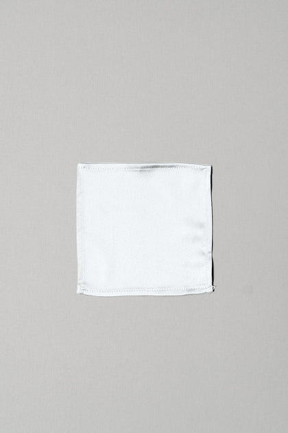 Kids Satin Pocket Square | Made To Order | White Pearl