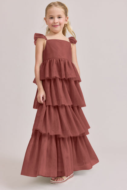Kids Poppy Tulle Dress | Made To Order | Cinnamon Rose
