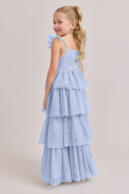 Kids Poppy Tulle Dress | Made To Order | Periwinkle