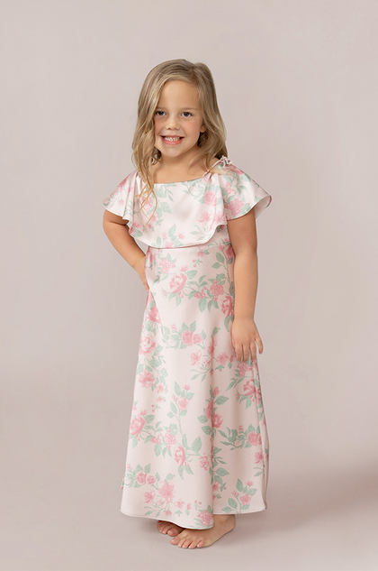Model: Elizabeth; Size: 4T; Color: Blushing Bride Bouquet