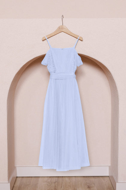 Kids Rosalie Tulle Convertible Dress | Made To Order | Periwinkle