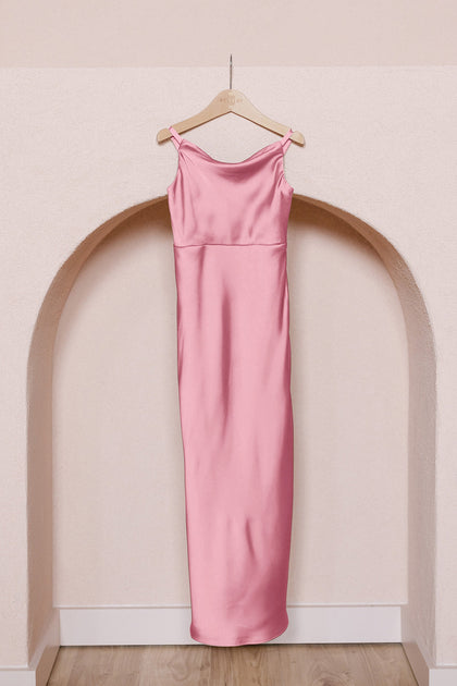 Juniors Skye Satin Dress | Made To Order | Rosette