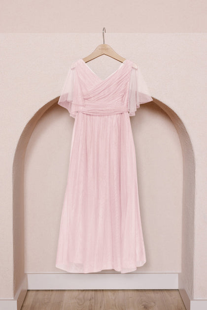 Kids Thea Tulle Dress | Made To Order | Baby Pink