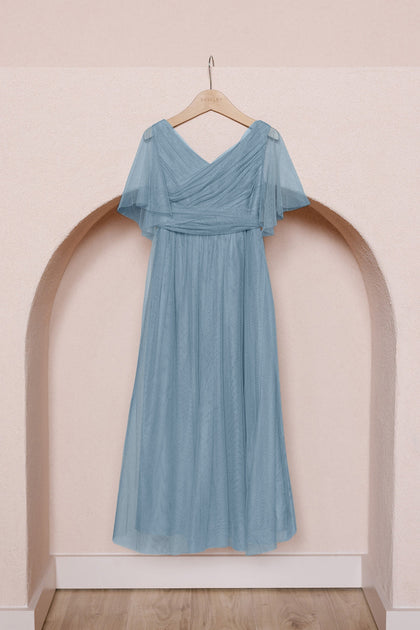 Juniors Thea Tulle Dress | Made To Order | French Blue
