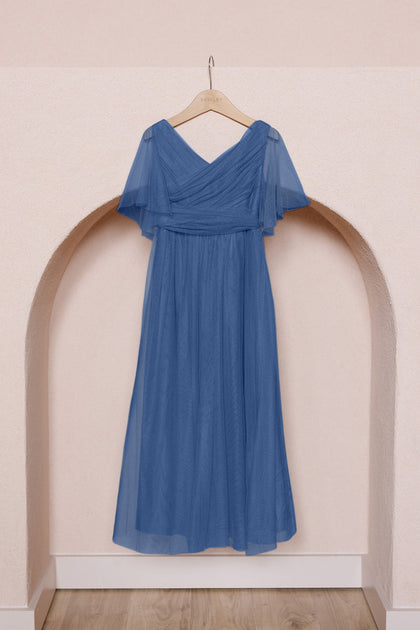 Juniors Thea Tulle Dress | Made To Order | Romantic Blue