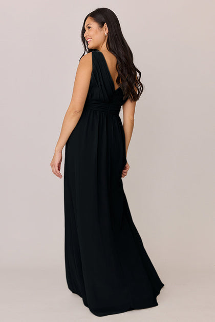 Kiera Chiffon Dress | Made To Order | Black