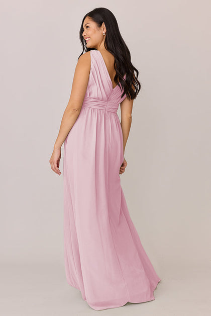 Kiera Chiffon Dress | Made To Order | Blush Pink