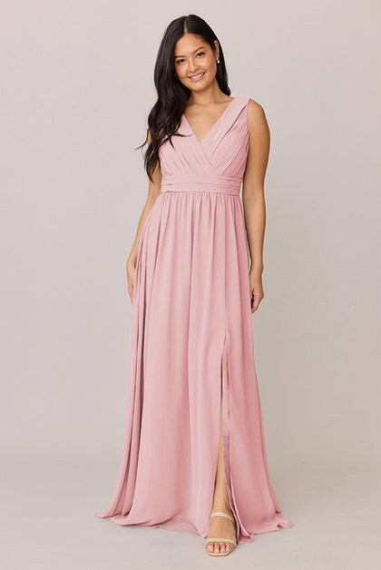 Kiera Chiffon Dress | Made To Order | Blushing Bride