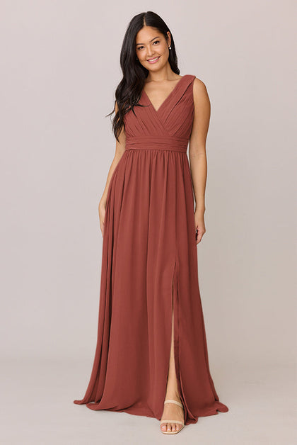 Kiera Chiffon Dress | Made To Order | Cinnamon Rose