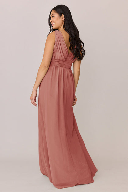 Kiera Chiffon Dress | Made To Order | Desert Rose
