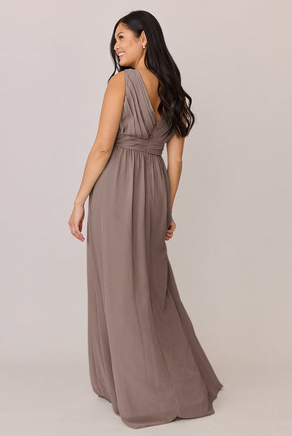 Kiera Chiffon Dress | Made To Order | Latte