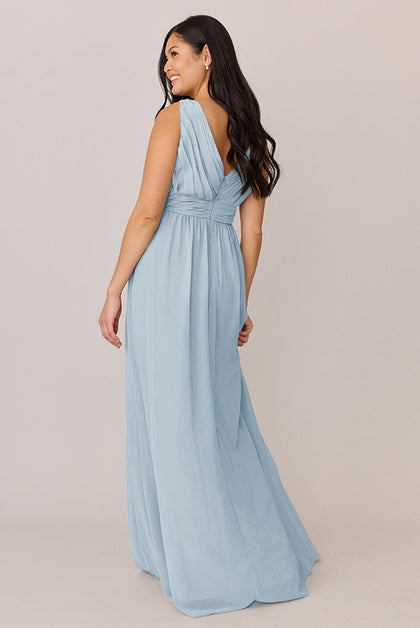 Kiera Chiffon Dress | Made To Order | Light Blue