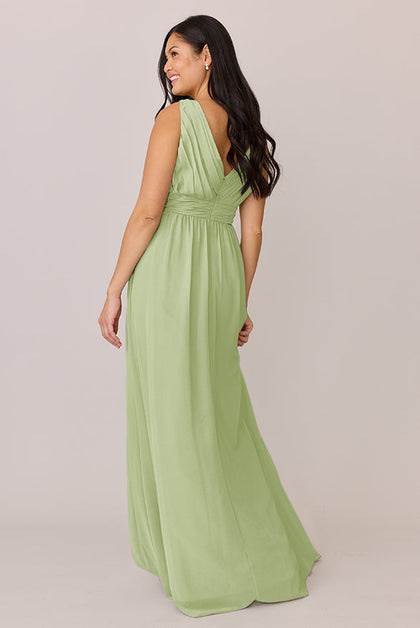 Kiera Chiffon Dress | Made To Order | Matcha