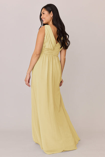 Kiera Chiffon Dress | Made To Order | Yellow