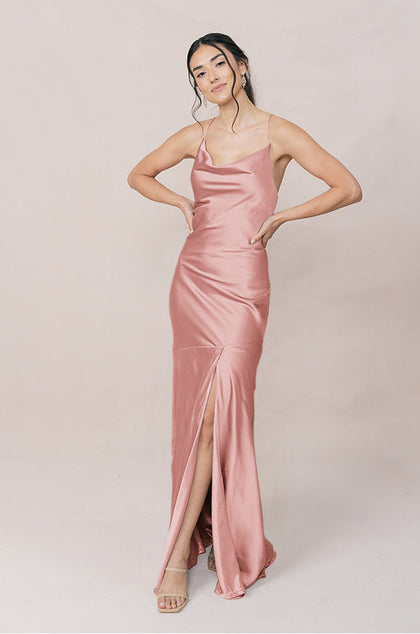 Kimora Satin Dress | Made To Order | Blushing Bride