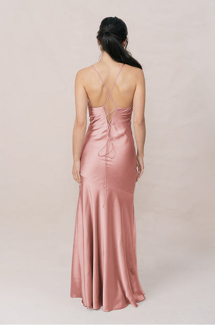 Kimora Satin Dress | Made To Order | Blushing Bride