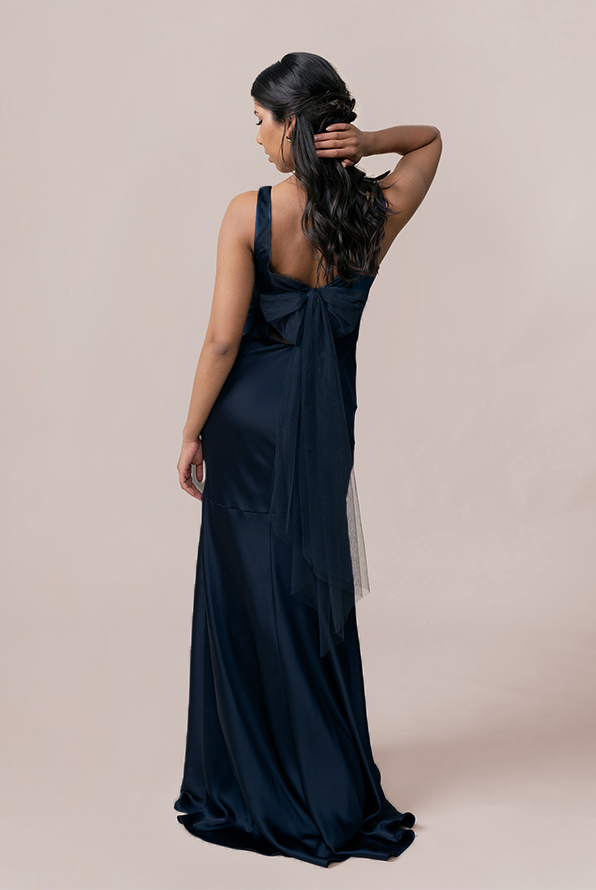 Lana Satin + Tulle Dress | Made To Order Rose Petal Satin / Rose Petal Tulle Lana Satin + Tulle Dress | Made To Order Rose Petal Satin / Rose Petal Tulle