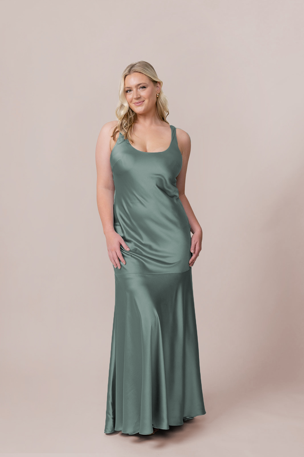 Lana Satin + Tulle Dress | Made To Order Rose Petal Satin / Rose Petal Tulle Lana Satin + Tulle Dress | Made To Order Rose Petal Satin / Rose Petal Tulle