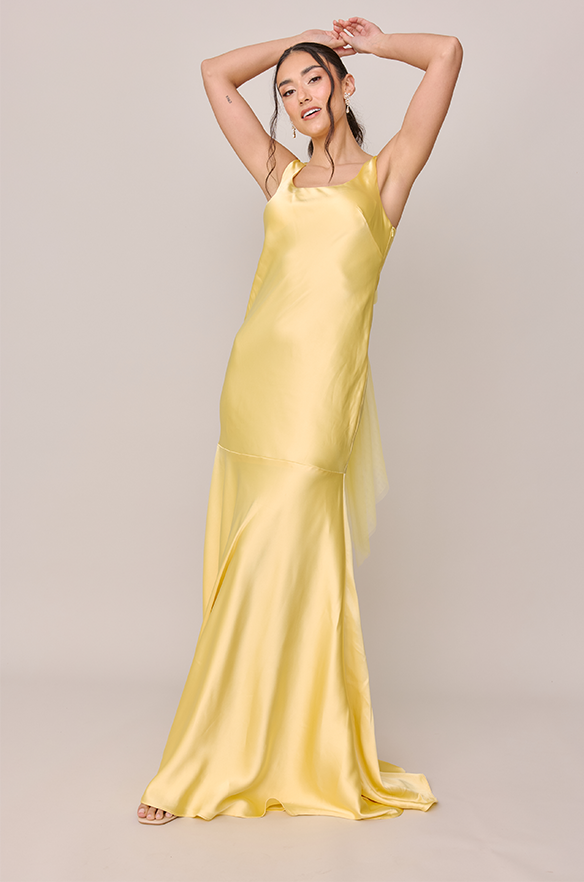 Lana Satin + Tulle Dress Lana Satin + Tulle Dress