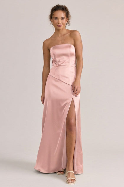 Lennox Satin Dress | Made To Order | Blushing Bride