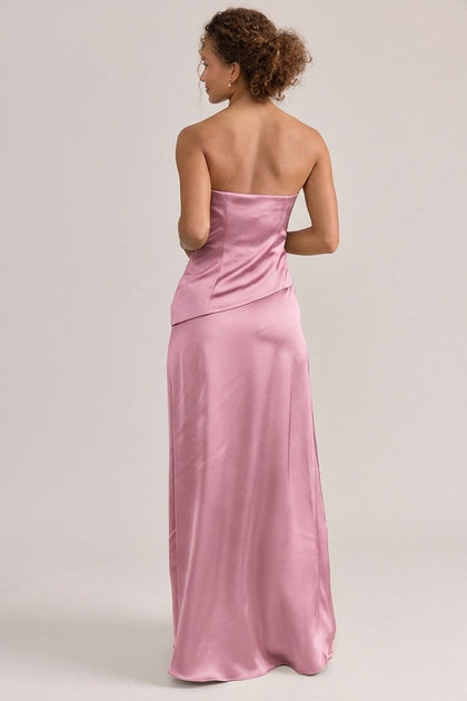 Lennox Satin Dress | Made To Order | Rosette