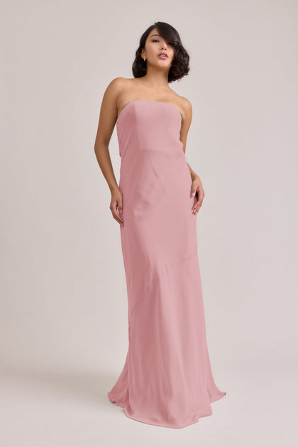 Leo Chiffon Dress | Made To Order | Blushing Bride