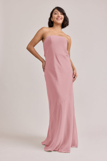 Leo Chiffon Dress | Made To Order | Blushing Bride