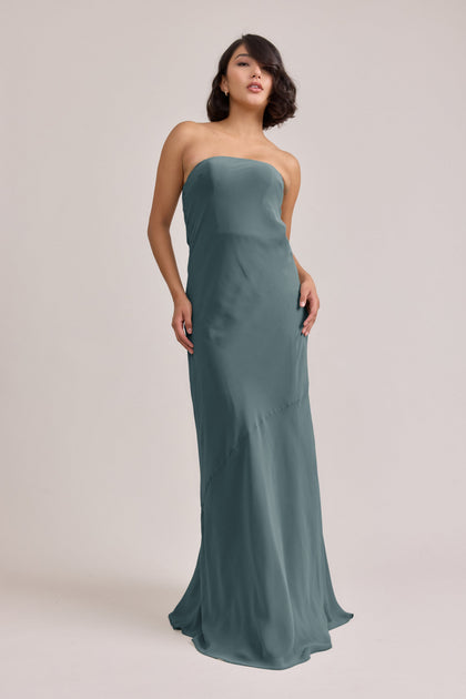 Leo Chiffon Dress | Made To Order | Eucalyptus
