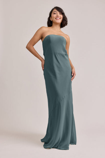 Leo Chiffon Dress | Made To Order | Eucalyptus