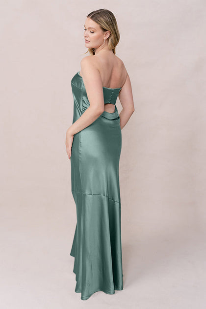 Leo Satin Dress | Made To Order | Rosemary